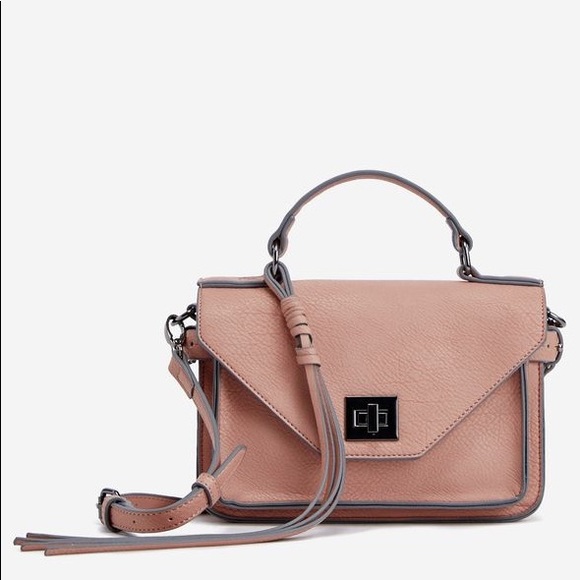 JustFab Handbags - JustFab | Rossi Crossbody Bag in Blush